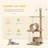307.34cm H Cat Tree