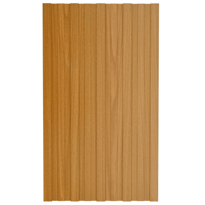 Panneaux de toit en acier galvanisé 12 pièces Vidaxl, 23,6 po x 17,7 po