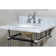 Templeton 33" Tall Oval Console Bathroom Sink with Overflow