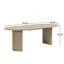 Krisslyn Oval Wood Dining Table With Double Pedestal Base-111939781
