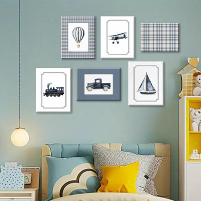 6 Piece Wrapped Canvas Print