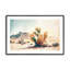 «Vivid Desert Tranquility Print» dans un cadre doré brossé, 12 po x 16 po-536661642-536661645