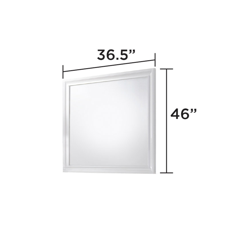 Miroir mural Smartt, Blanc