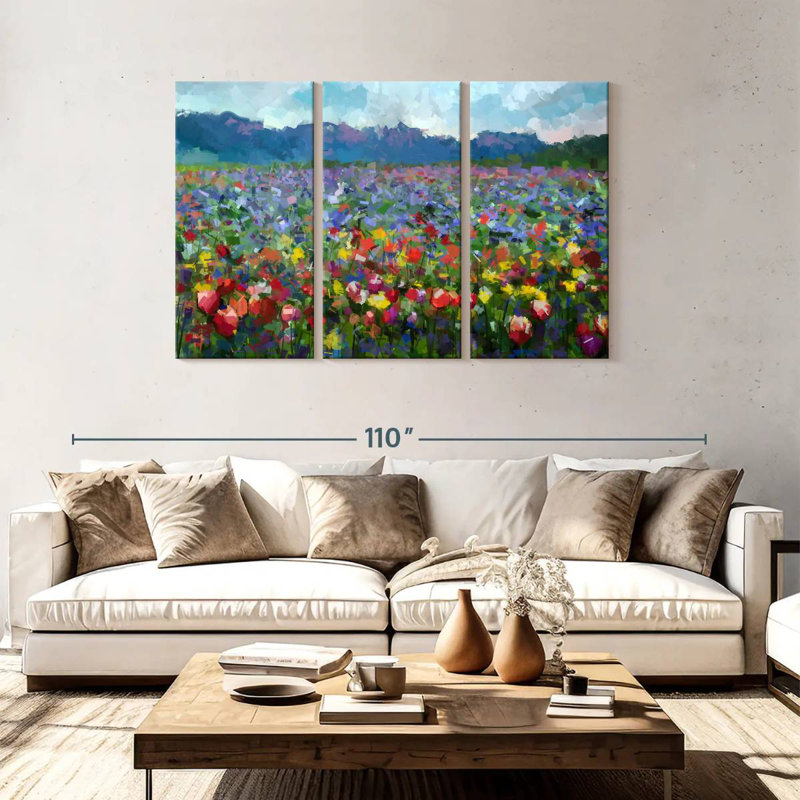 Alvord Spring Abstract, 48" H x 74" W