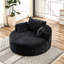 Siège-lit en chenille de 55 po de hauteur, sans assemblage, pour salon, chambre à coucher, salon, chaise avec coussin de projection, longueur 55 po, assemblage requis, vivant, avec fonctionnalité