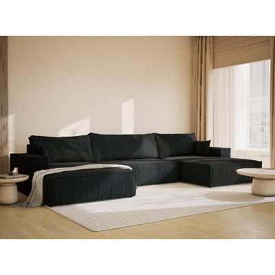 6 Seater Reclining Corner Sofa 