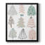 Arbre de Noël croquis I, toile de qualité supérieure, prête à être accrochée-479442754-479442782