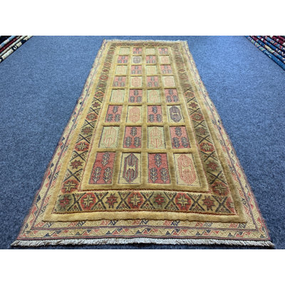 Tapis de couloir beige 2,7 x 6,3 pi Kilim Vintage, tapis en laine fait à la main afghane, tapis Tribal Kilim, tapis Herati Barjasta nokar Kilim, chemin de couloir