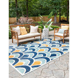 Hayworth Geometric Indoor / Outdoor Rug