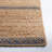 Tressler Natural Fiber Hand Loomed Jute/Cotton Striped Rug in Brown/Gray-1698072048