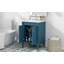 Meuble-lavabo simple 24 po avec plateau en résine Durnan