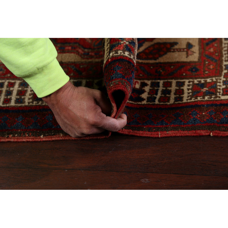 Tapis unique en laine noué à la main 3 pi 2 po x 5 pi 6 po nouvel âge Aasmin