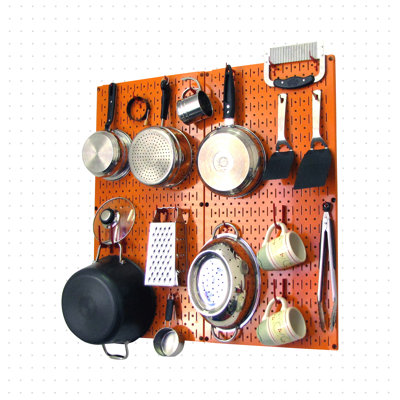 Metal Rectangle Wall Mounted Pot Rack