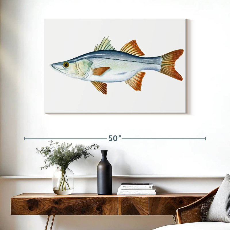 Brampt Snook, 26" H x 39" W