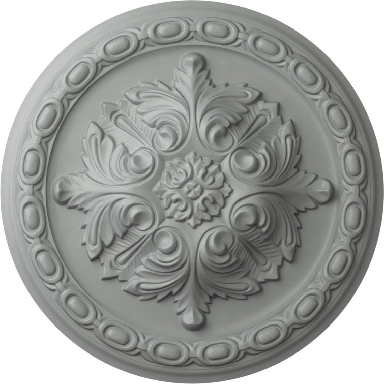 Acanthus 11.375" H x 11.375" W x 2" D Ceiling Medallion