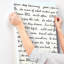 O'Shaughnessy Dream Big Script 16.5' L x 20.5" W Peel and Stick Wallpaper Roll-24747080