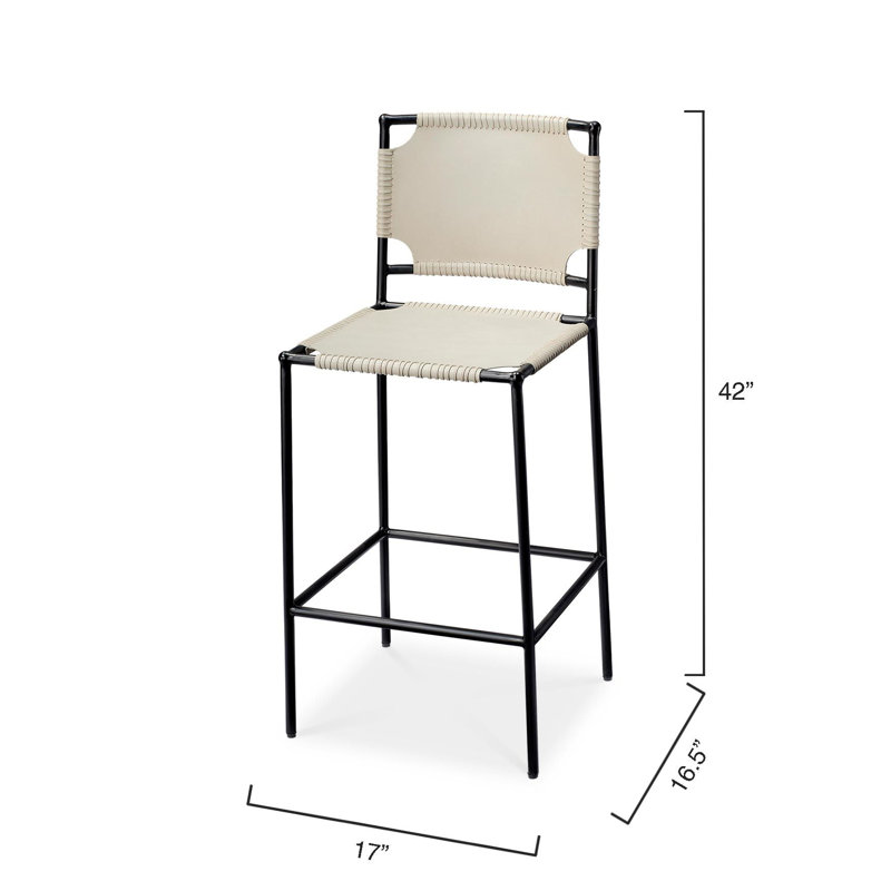 Asher Bar/Counter Stool, Counter Stool (24" Seat Height), Dove Gray