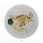 Zodiac Capricon Vegan Leather Round Pebble Placemat-1586328554