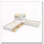 Structure de lit simple en L avec lit gigogne et bureau en L 3 en 1-333777810