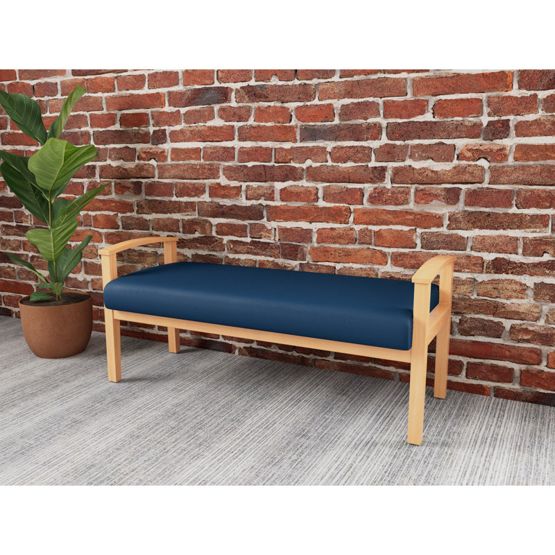 Banc en bois massif Amherst, Naturel, Patriot Plus Blue Ridge