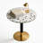 24" Round Terrazzo Dining Table –  Commercial & Residential Use For Café, Restaurant, Patio & Small Spaces (Tabletop & Base Included)-124238324