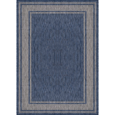 Waikiki Navy Indoor/Outdoor Rug