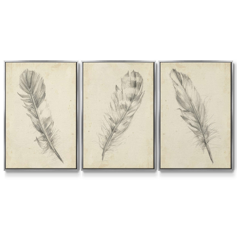 Feuilles d'automne 3 pièces, Argent, H 27 po x l 54 po
