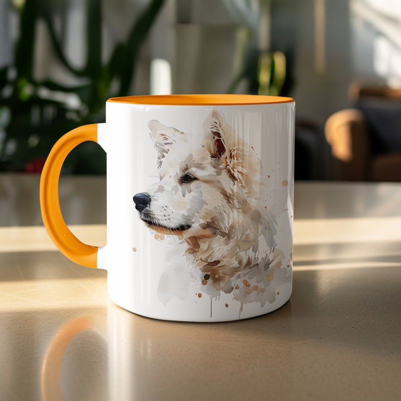 Mug, Orange, 4