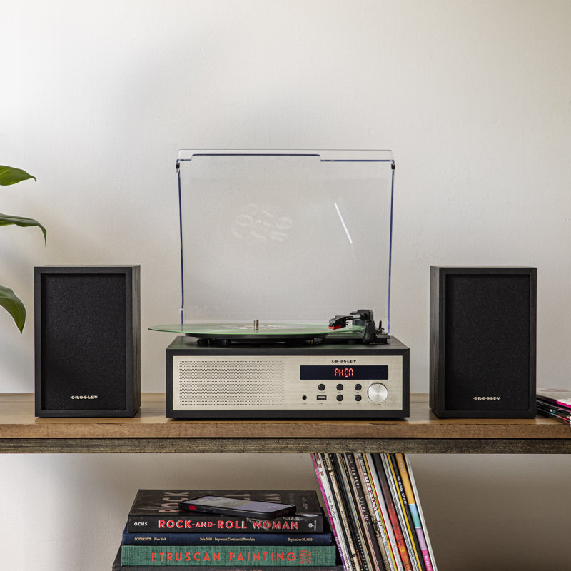 Sloane Record Player with Speakers