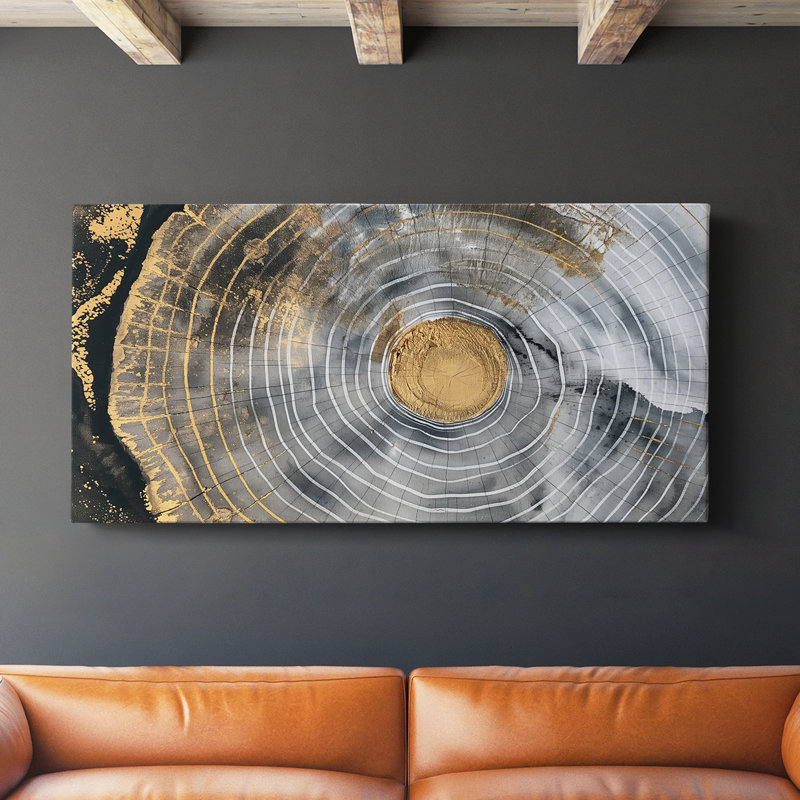 Abstract Series 3 # XXII - Toile tendue avec châssis, H 20 po x l 40 po