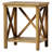 Paignt Solid Wood End Table-1573629249