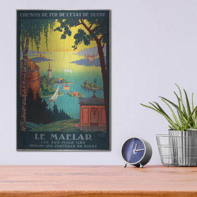 Art mural en métal, «Le Maelar» par Winston Porter