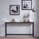 Lathem Glass Top Console Table