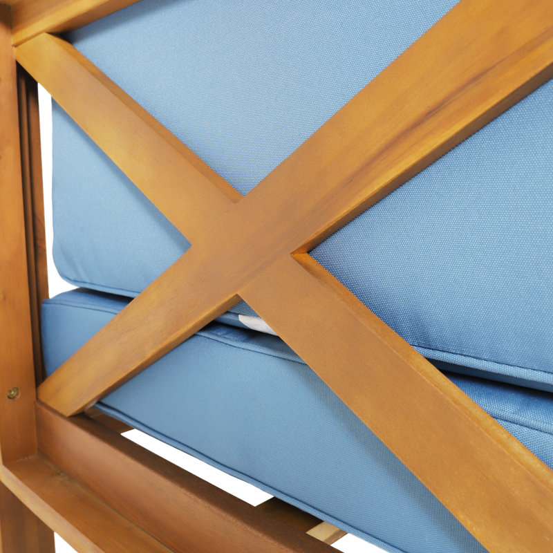 FAUTEUIL DE COIN BRAVA B-dossier, bleu, Blue