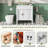 30-Inch Modern Bathroom Vanity, Solid Wood Frame + Mdf, 2 Doors 3 Drawers-293174035-293174033