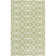 Rodgers Hand Woven Flat Weave Wool/Cotton Geometric Rug in Sage/Ivory