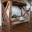 Backyard Discovery Acacia Wood Garden Potting Bench & Serving Bar with Lower Storage Shelf