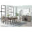 Casual Two Tone 6 Drawer Dining Table
