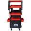 Chariot de diagnostic multifonctionnel à 4 niveaux avec chariot pivotant à 360 ° et verrouillable - noir et rouge-136320633