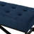 Navy Blue - Transform Your Living Room. Button- Top. Versatile Functionality. Fits Perfectly With Furniture. 47.43D X 17.41W 16.7H Bedroom. Sophisticated Bench. Modern Frame. 47.43 D 17.41 W 16.7 H