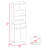 Pembrooke 2-Shelf 1-Drawer Microwave Pantry Cabinet -109827635