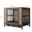 Petite table de caisse pour chien avec plateau amovible et cadre de porte en fer-1346143448