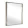 Lohoski Rectangle Wall Mounted Mirror with Aluminum Metal Frame, Beveled Decorative Thin Framed Accent Mirror, Horizontal and Vertical
