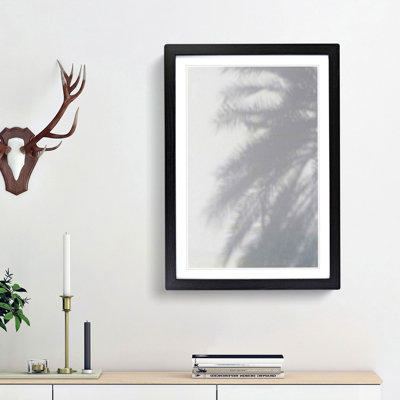 Shadows of the Palm Tree - Picture Frame Painting Print