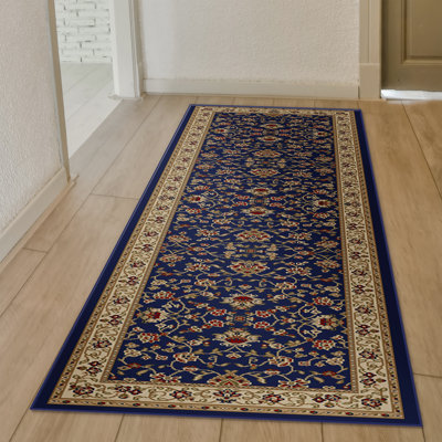 Tapis d'intérieur bleu marine Weisgerber