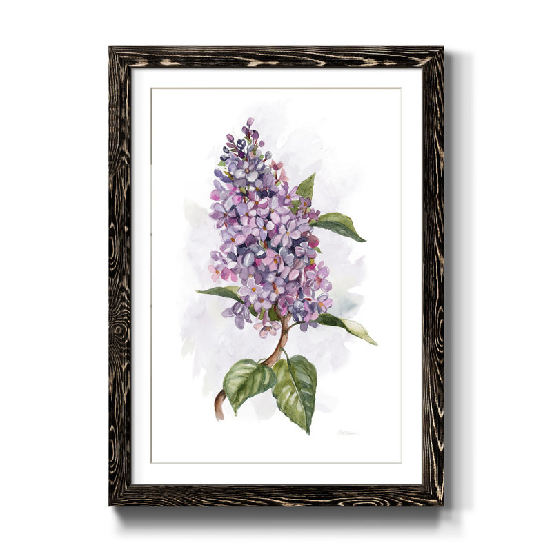 Awash In Lilac II - impression, Noir, H 37,5 po x l 27,5 po x P 1,5 po