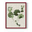 «Forest Foliage on Linen I», reproduction encadrée - bois massif-1621611458-1621611464