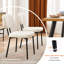 Ensemble de 8 chaises d'appoint en similicuir 8 pièces - Chaise rembourrée et robuste-114286436