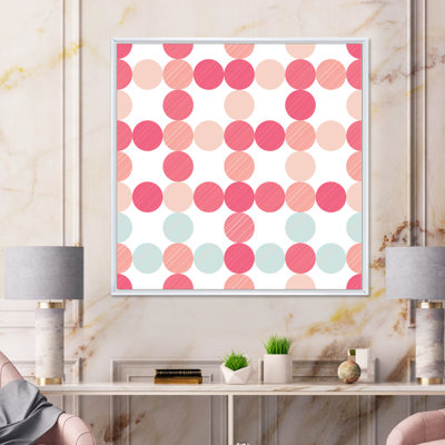 À pois rétro - reproduction sur toile