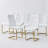     Kimara Modern Faux Leather Diamond Quilt Cantilever Dining Chairs -105785470-87145592